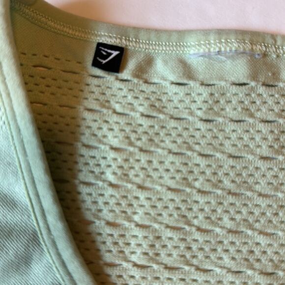 Gymshark Lot of 2 Energy Seamless Sports Bra and Crop Tank Top Gray Green Size S - Picture 8 of 12